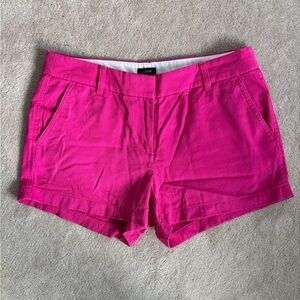 J. Crew Women's Chino Pink Shorts
